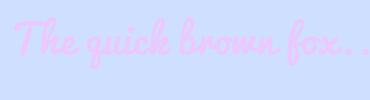 Image with Font Color EBC8FF and Background Color CFDFFF